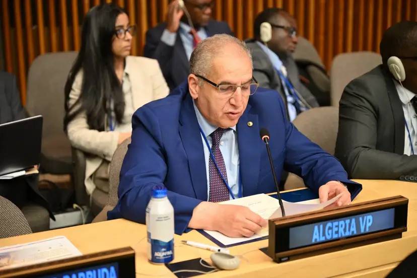 Mr. Magramane Presents Algeria’s Vision at the High-Level Segment of the UN Economic and Social Council in New York